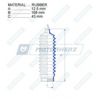 Пыльник рулевой рейки MOTORHERZ RDZ0352MG 1440602584 7K16 T - Изображение 2