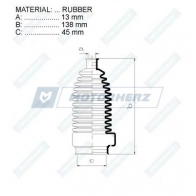 Пыльник рулевой рейки MOTORHERZ RDZ0353MG T2WF 6 1440602585 - Изображение 2