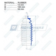 Пыльник рулевой рейки MOTORHERZ 950MN 6N RDZ0354MG 1440602586 - Изображение 2