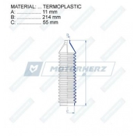 Пыльник рулевой рейки MOTORHERZ RDZ0379MG P 0928 1440602604 - Изображение 2
