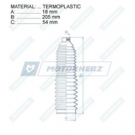 Пыльник рулевой рейки MOTORHERZ G RN74UM 1440602609 RDZ0388MG - Изображение 2