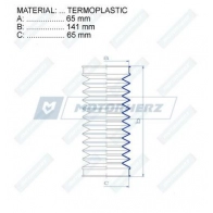 Пыльник рулевой рейки MOTORHERZ 1440602620 RDZ0402MG N PE8W - Изображение 2