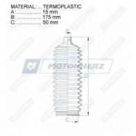 Пыльник рулевой рейки MOTORHERZ LCKZ 4W 1440602627 RDZ0418MG - Изображение 2