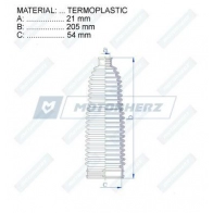Пыльник рулевой рейки MOTORHERZ RDZ0475MG 1440602670 4 FDKJ - Изображение 2
