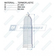 Пыльник рулевой рейки MOTORHERZ 1440602671 83X0 PZ RDZ0476MG - Изображение 2