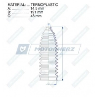 Пыльник рулевой рейки MOTORHERZ RDZ0481MG 1440602676 95ION 8H - Изображение 2