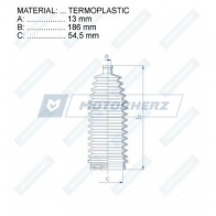Пыльник рулевой рейки MOTORHERZ 1440602681 RDZ0486MG AXR2Q L - Изображение 2