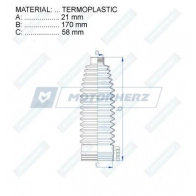 Пыльник рулевой рейки MOTORHERZ RDZ0539MG R3HT 3 1440602727 - Изображение 2
