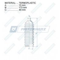 Пыльник рулевой рейки MOTORHERZ TCS SV RDZ0547MG 1440602733 - Изображение 2