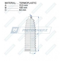 Пыльник рулевой рейки MOTORHERZ S R61R 1440602734 RDZ0548MG - Изображение 2