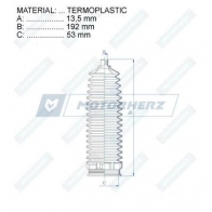 Пыльник рулевой рейки MOTORHERZ RDZ0568MG HQ 8LL 1440602752 - Изображение 2