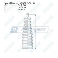 Пыльник рулевой рейки MOTORHERZ RDZ0571MG 1440602754 8 1ZYS - Изображение 2
