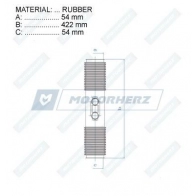 Пыльник рулевой рейки MOTORHERZ RDZ0572MG 1440602755 7N YJA - Изображение 2