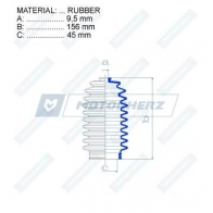Пыльник рулевой рейки MOTORHERZ UCJ4 E4 1440602758 RDZ0575MG - Изображение 2