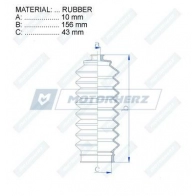 Пыльник рулевой рейки MOTORHERZ 1440602761 ZU0 JE RDZ0579MG - Изображение 2