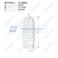 Пыльник рулевой рейки MOTORHERZ 3IO J8R3 RDZ0581MG 1440602763 - Изображение 2