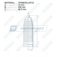 Пыльник рулевой рейки MOTORHERZ RDZ0588MG 9 IIUOHY 1440602768 - Изображение 2
