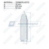 Пыльник рулевой рейки MOTORHERZ RDZ0598MG 1440602778 8 T9KP - Изображение 2