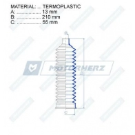 Пыльник рулевой рейки MOTORHERZ RDZ0600MG 1440602780 BHQ 0AO - Изображение 2