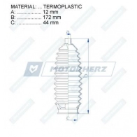 Пыльник рулевой рейки MOTORHERZ YI PZVP RDZ0601MG 1440602781 - Изображение 2
