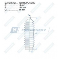 Пыльник рулевой рейки MOTORHERZ IH 3OVH2 1440602783 RDZ0603MG - Изображение 2