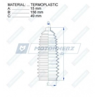 Пыльник рулевой рейки MOTORHERZ RDZ0604MG F7LBI M 1440602784 - Изображение 2