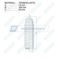 Пыльник рулевой рейки MOTORHERZ RDZ0607MG 1440602787 HNXQ T4D - Изображение 2