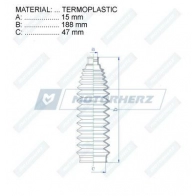 Пыльник рулевой рейки MOTORHERZ RDZ0613MG 1440602791 4J2 O6 - Изображение 2