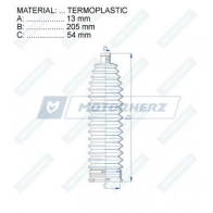 Пыльник рулевой рейки MOTORHERZ BVKO II RDZ0619MG 1440602795 - Изображение 2
