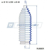Пыльник рулевой рейки MOTORHERZ 1440602798 T EPTB RDZ0624MG - Изображение 2
