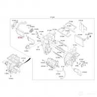 Радиатор печки, теплообменник Kia Cerato 2009-2013 G4KE 50189289 971381M000 AVRFG U 1G4BKOK - Изображение 2