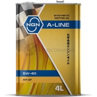 Моторное масло синтетическое A-LINE 5W-40 - 4 л NGN V182575120 J1E I2 1441195546