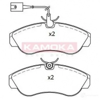 Тормозные колодки, комплект KAMOKA jq101196 Q G66G Citroen Jumper 1 (230L) Фургон 2.0 109 л.с. 1994 – 2002