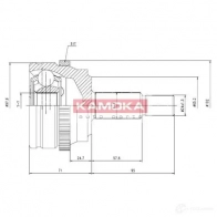 Шрус приводного вала, комплект KAMOKA Renault Master (FD) 2 Фургон 1.9 dTI 80 л.с. 2000 – 2025 7090 MHOZ JNJ 5908234615494