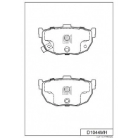 Тормозные колодки дисковые, комплект KASHIYAMA 1439897558 GRV8B YD D1044MH