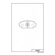Тормозные колодки, дисковые, комплект KASHIYAMA D4025 0O USV4 1424488477 STCJDT