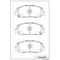 Тормозные колодки дисковые, комплект KASHIYAMA Acura RDX D5260MH 4 EZJB6M