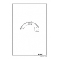 Тормозные колодки ручника, комплект KASHIYAMA EFJGP P8H CQ2 1420592113 K1246