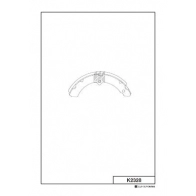 Тормозные колодки, комплект KASHIYAMA K2328 WD494J7 CQHAS GI 1424865373