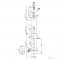 Стойка амортизатора JD 28DBX7 F 1420585554 JAS0135