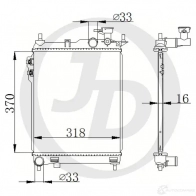 Радиатор JD JPR0012 RDP NVUN 1420588114