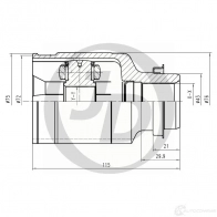 ШРУС JD 461 U4 JCN0191 1420590935