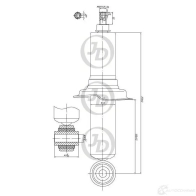 Амортизатор JD 1420585333 4O2QOB X JAA0164