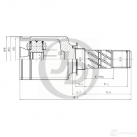 ШРУС JD 1420590938 FMIFN S JCN0202