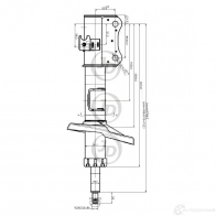 Стойка амортизатора JD 1IBAL 7 1420585595 JAS0221