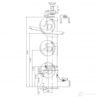Стойка амортизатора JD JAS0045 3 IA67AA 1420585497