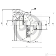 ШРУС JD 1420591110 JCT0215A VAK 9NA