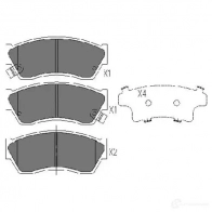 Тормозные колодки, комплект KAVO PARTS kbp8504 J96 0B7K 1767514 8715616132909 - Изображение 6