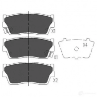 Тормозные колодки, комплект KAVO PARTS 1767513 RM7Y W kbp8503 8715616132893 - Изображение 6