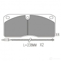 Тормозные колодки, комплект KAVO PARTS RM JFB 8715616271868 bp6640 1219293521
